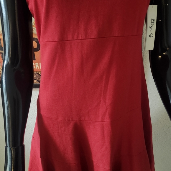 Eliza J 'Missy' Red Sleeveless Dress Size 10 - Picture 9 of 12